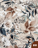 COTONE ARREDAMENTO - 851 FIORI DETTAGLI MARRONI