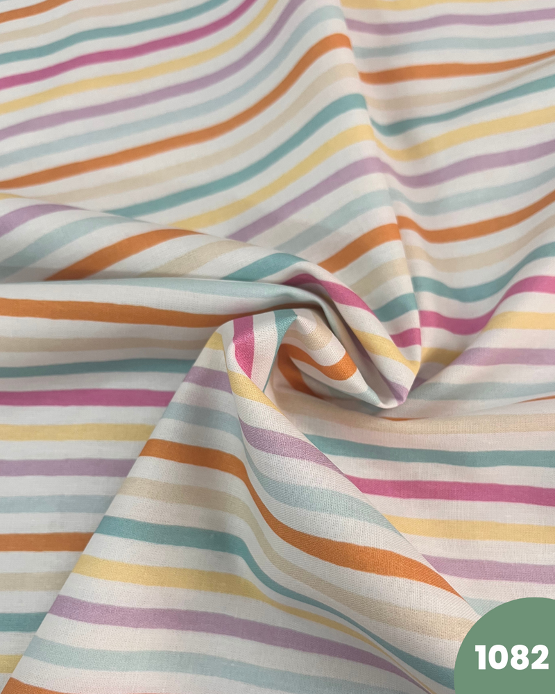 COTONE 100% - 1082 RIGHE COLORATE