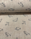 MICROSPUGNA DI COTONE - ANIMALI VARI COLORI