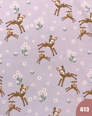 JERSEY DI COTONE - 613 CERVO E FIORELLINI