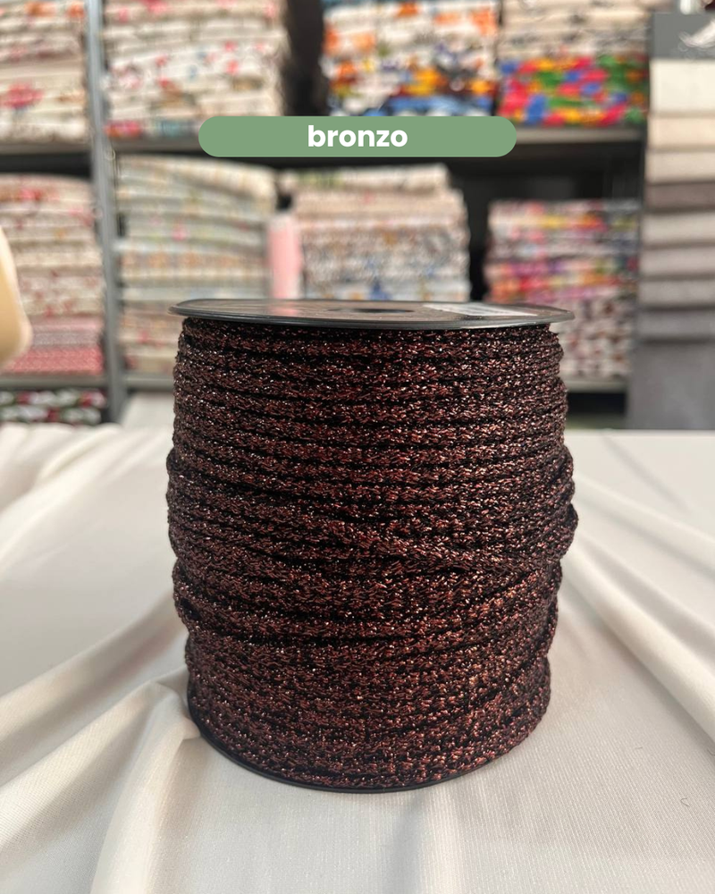 CORDINO LUREX PER BORSE - TINTA UNITA