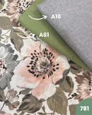 COTONE ARREDAMENTO - 781 FIORE GRANDE ROSA CHIARO