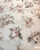 COTONE ARREDAMENTO - 1808 FIORI FOGLIE GRIGIE