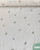MUSSOLA DI COTONE - FOGLIOLINE 2280
