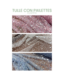 TULLE CON PAILLETTES E PERLINE