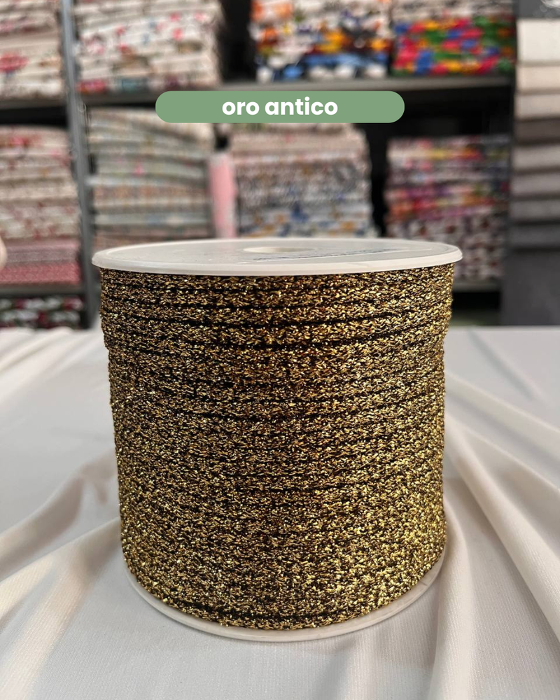 CORDINO LUREX PER BORSE - TINTA UNITA