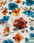 COTONE ARREDAMENTO - 2254 FIORI AZZURRI
