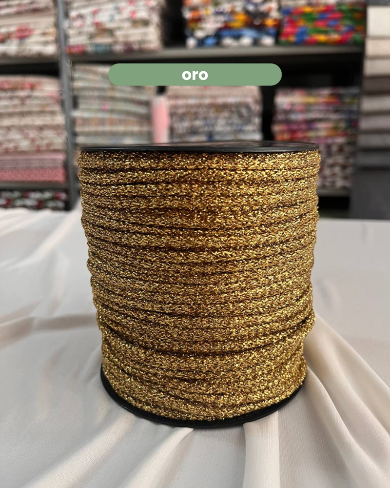 CORDINO LUREX PER BORSE - TINTA UNITA