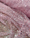 TULLE CON PAILLETTES E PERLINE