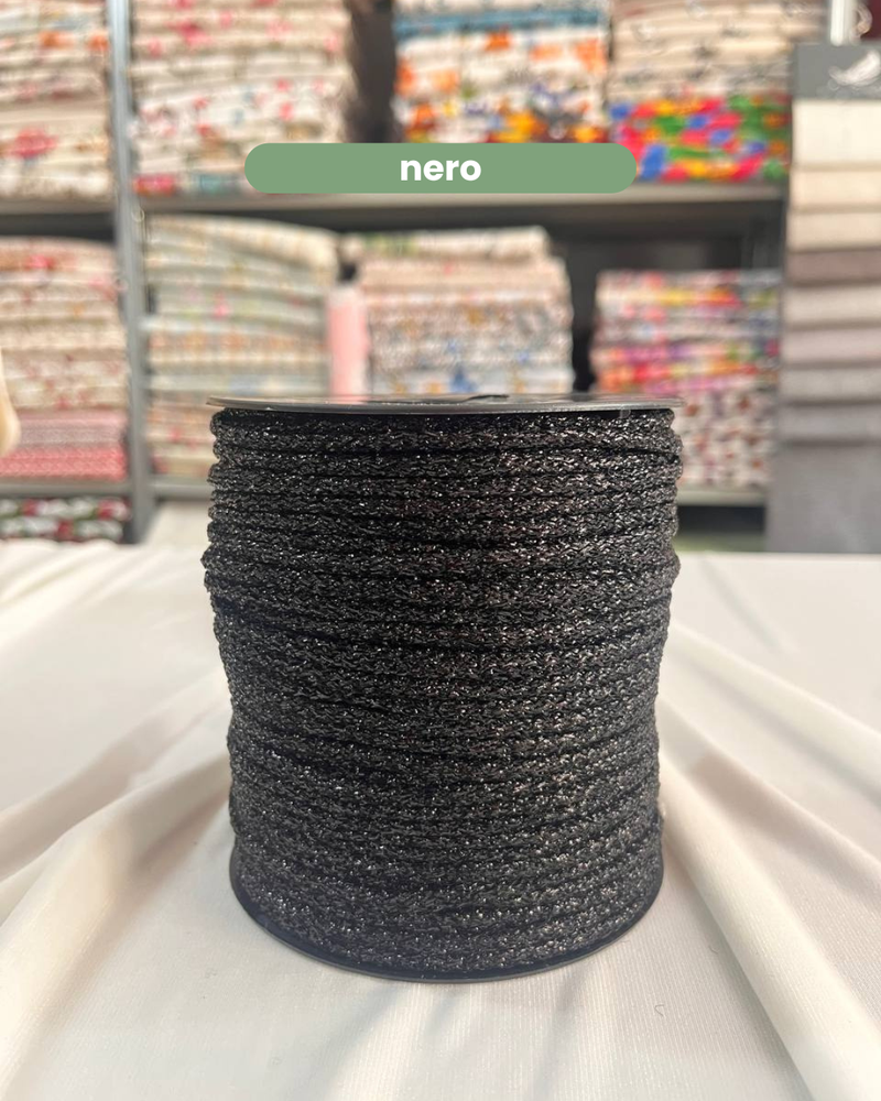 CORDINO LUREX PER BORSE - TINTA UNITA