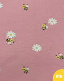 JERSEY DI COTONE - 616 APE FONDO ROSA