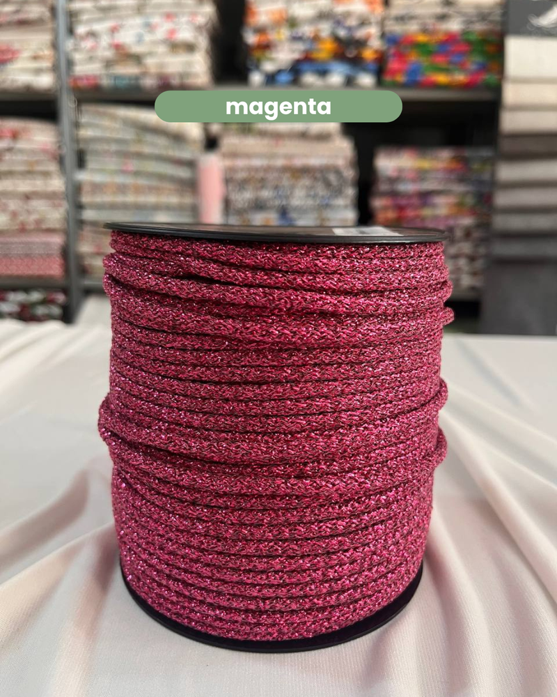 CORDINO LUREX PER BORSE - TINTA UNITA