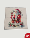 PANNELLO TESSUTO INDEFORMABILE - 1571 BABBO NATALE LUCI