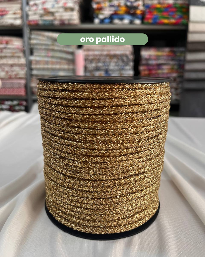 CORDINO LUREX PER BORSE - TINTA UNITA