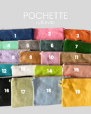 POCHETTE IN JUTA - VARI COLORI