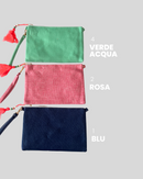 POCHETTE IN JUTA - VARI COLORI