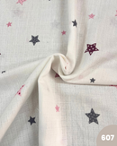 MUSSOLA DI COTONE - 607 MUSSOLA STELLINE