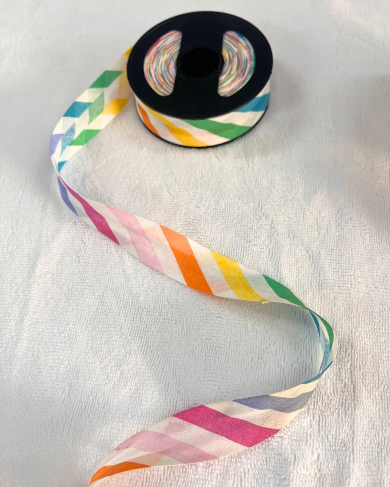 SBIECO COTONE H25 MM - FANTASIA FASCE COLORATE