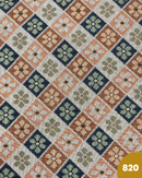 GOBELIN A METRAGGIO - 820 ROMBI E FIORI