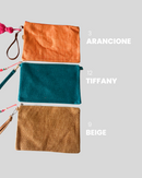 POCHETTE IN JUTA - VARI COLORI