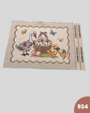 PANNELLO GOBELIN RETTANGOLARE - 934 CESTINO E OCA PASQUA