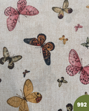 COTONE ARREDAMENTO - 992 FARFALLE FONDO BEIGE