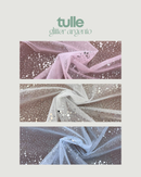 TULLE GLITTER ARGENTO