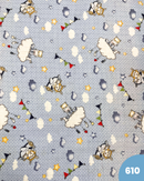 MUSSOLA DI COTONE - 610 AEREOPLANINO FONDO CELESTE