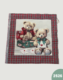 PANNELLO GOBELIN - 2526 ORSETTO CORNICE TARTAN