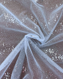 TULLE GLITTER ARGENTO