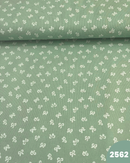 PIQUET DI COTONE - 2562 FIOCCO FONDO VERDE