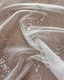 TULLE GLITTER ARGENTO