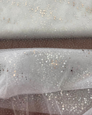TULLE GLITTER ARGENTO