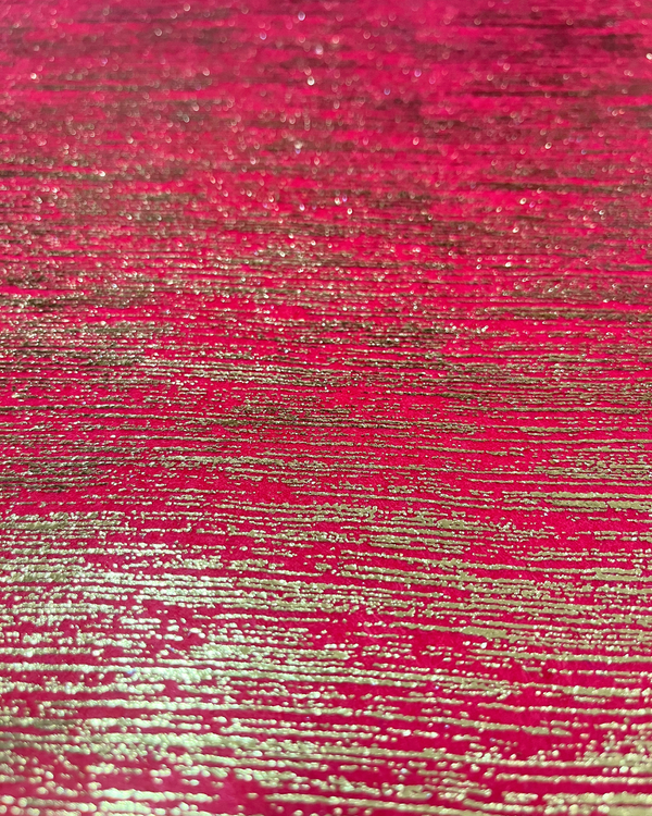 PANNOLENCI LUREX FONDO ROSSO - EFFETTO STRISCIA