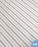 PIQUET DI COTONE - 433 RIGHE CELESTI BEIGE E BIANCHE