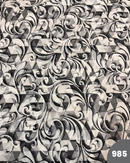 COTONE ARREDAMENTO - 985 FANTASIA ASTRATTA GRIGIO SCURO