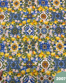 COTONE ARREDAMENTO - 2007 LIMONI FONDO MATTONELLE