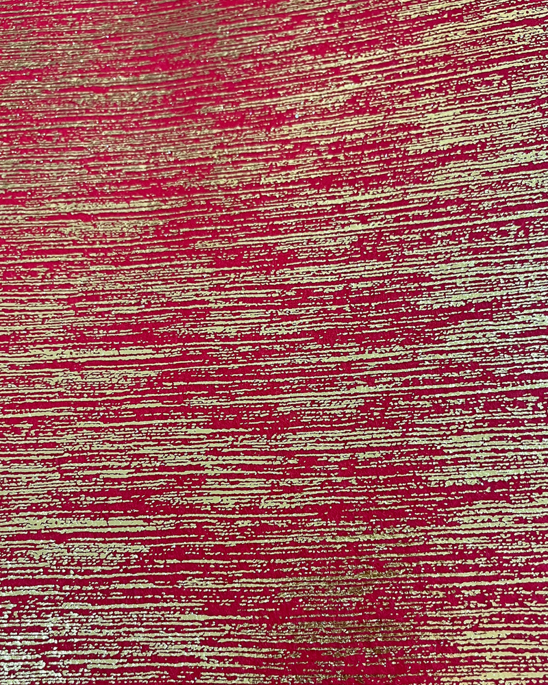 PANNOLENCI LUREX FONDO ROSSO - EFFETTO STRISCIA