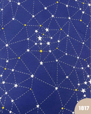 COTONE 100% - 1817 STELLE FONDO BLU