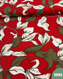 VISCOSA DI COTONE - 1092 FONDO ROSSO