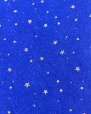 PANNOLENCI LUREX FONDO BLU - STELLE