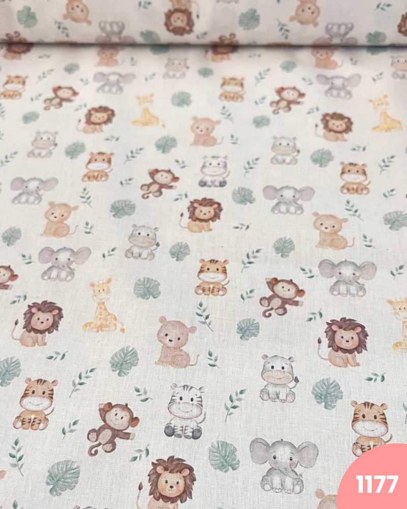 COTONE 100% - 1177 ANIMALI