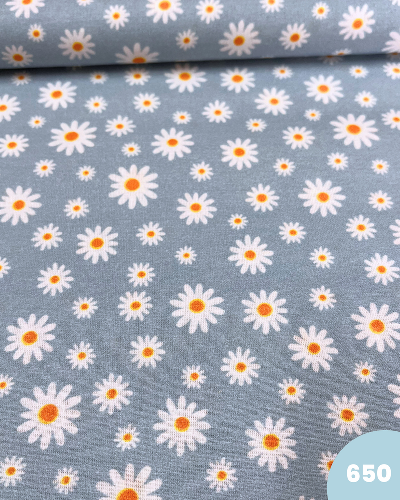 COTONE 100% - 650 MARGHERITE CELESTI