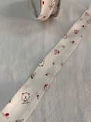 SBIECO COTONE H25 MM - FANTASIA DETTAGLI ROSSI 2710