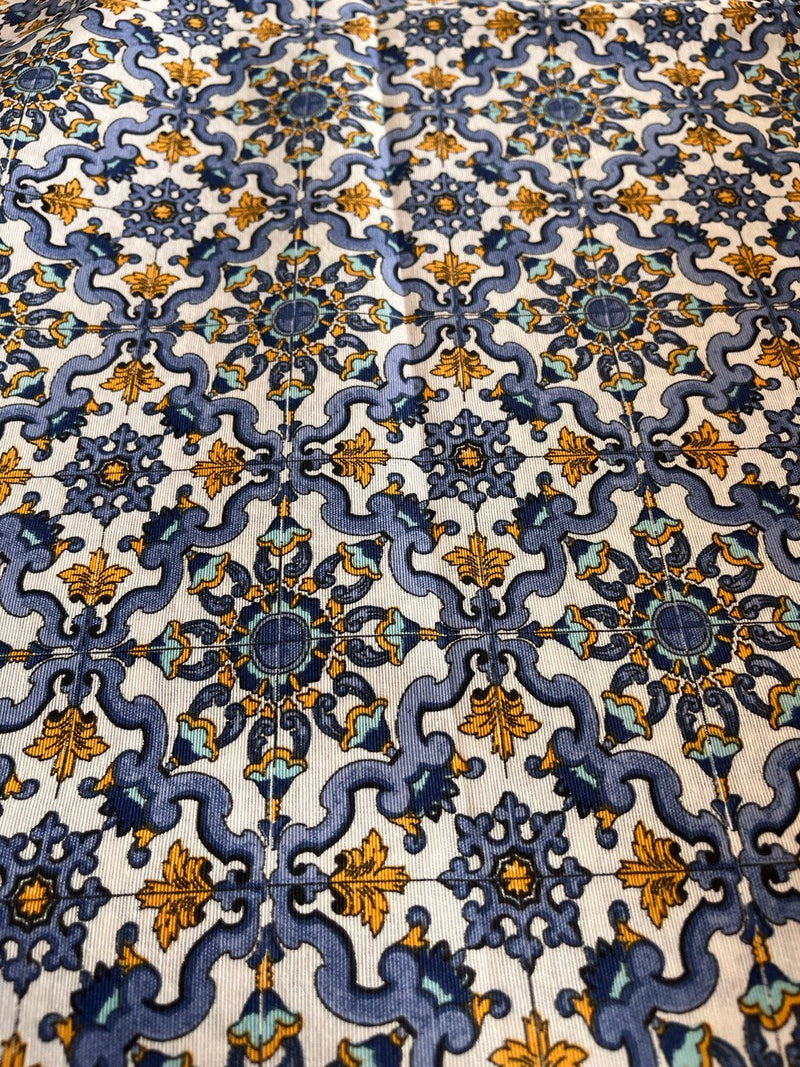 COTONE ARREDAMENTO - 174 MAIOLICHE VIETRI BLU