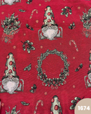 GOBELIN A METRAGGIO - 1674 GNOMI FONDO ROSSO