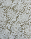 COTONE ARREDAMENTO - 607 FANTASIA ASTRATTA BIANCA E BEIGE