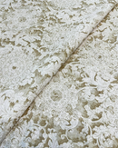 COTONE ARREDAMENTO - 607 FANTASIA ASTRATTA BIANCA E BEIGE