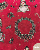 GOBELIN A METRAGGIO - 1674 GNOMI FONDO ROSSO