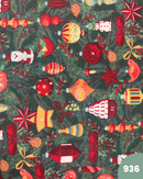 COTONE ARREDAMENTO - 936 NATALE FONDO VERDE